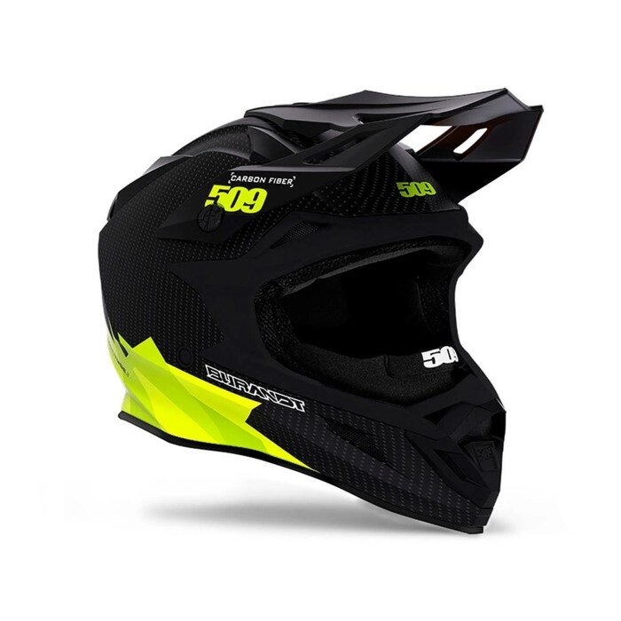Шлем 509 Altitude Carbon Fidlock, размер XS, чёрный, жёлтый, зелёный, белый от компании Интернет-гипермаркет «MOLL» - фото 1