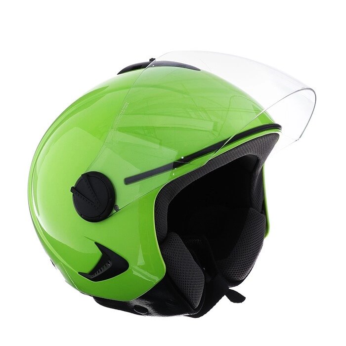 Шлем открытый с визором, зеленый, размер XL, OF635 от компании Интернет-гипермаркет «MOLL» - фото 1