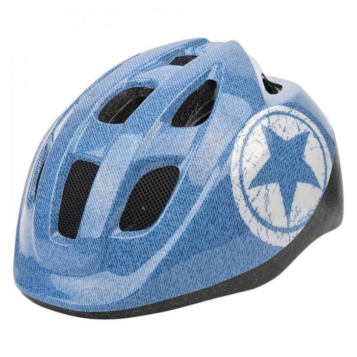 Шлем велосипедный детский Jeans, S (52-56 см), 8740400019 от компании Интернет-гипермаркет «MOLL» - фото 1