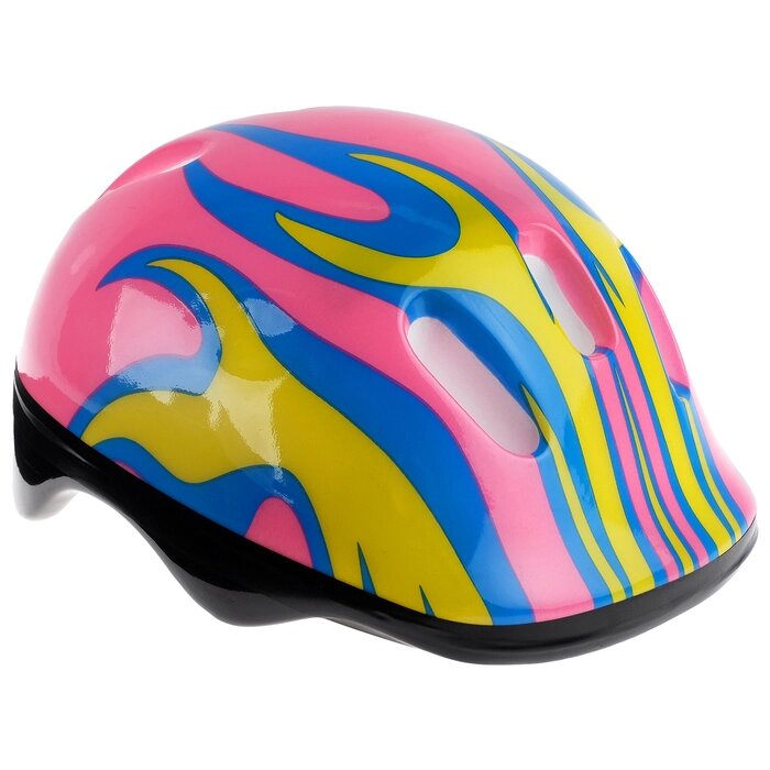 Шлем защитный детский OT-H6, размер M (55-58 см), цвет розовый от компании Интернет-гипермаркет «MOLL» - фото 1