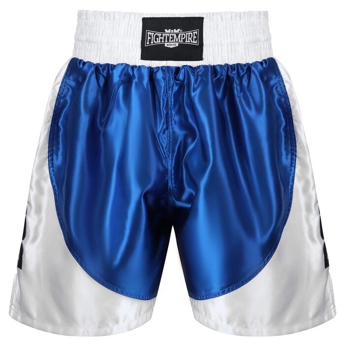 Шорты боксёрские FIGHT EMPIRE, ROUND, р. L, цвет синий от компании Интернет-гипермаркет «MOLL» - фото 1