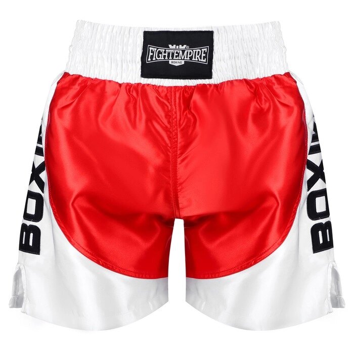 Шорты боксёрские FIGHT EMPIRE, ROUND, р. XL, цвет красный от компании Интернет-гипермаркет «MOLL» - фото 1