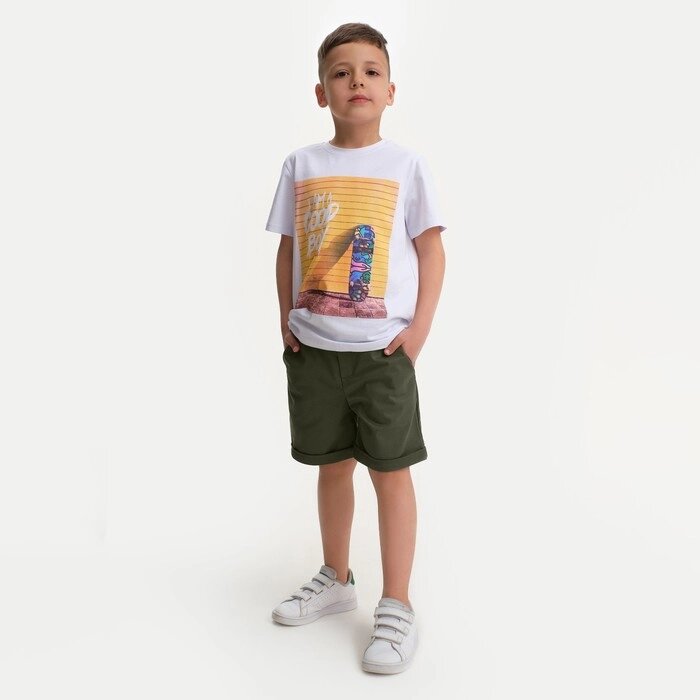 Шорты для мальчика KAFTAN, размер 30 (98-104 см), цвет хаки от компании Интернет-гипермаркет «MOLL» - фото 1