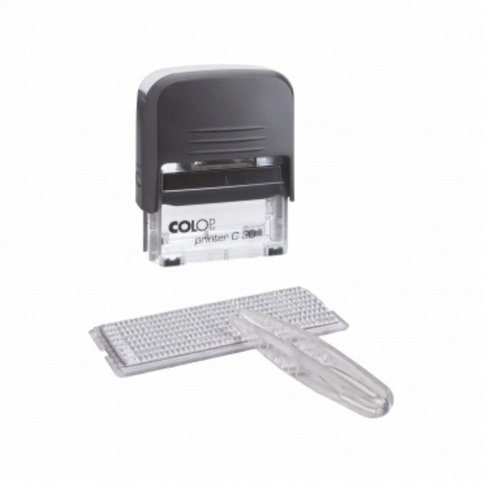 Штамп автомат самонаб 5стр 1 касса Colop Printer C30/1-SET черный от компании Интернет-гипермаркет «MOLL» - фото 1