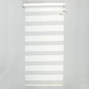Штора-ролет "День и Ночь", размер 50х160 см, цвет белый