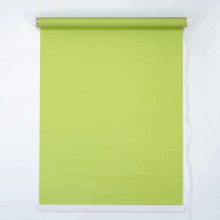 Штора рулонная 60180 см (с учётом креплений 3,5 см), цвет зелёный от компании Интернет-гипермаркет «MOLL» - фото 1