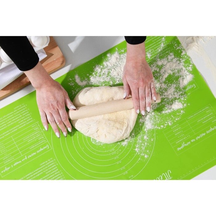 Силиконовый коврик для выпечки "Тесто для пиццы", 64 х 45 см от компании Интернет-гипермаркет «MOLL» - фото 1