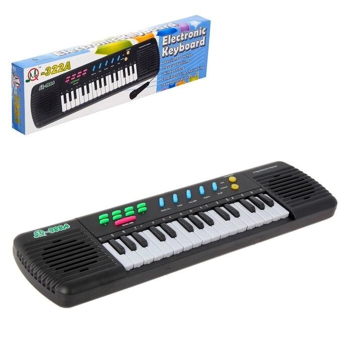 Синтезатор "Музыкальная феерия" с микрофоном, 31 клавиша от компании Интернет-гипермаркет «MOLL» - фото 1