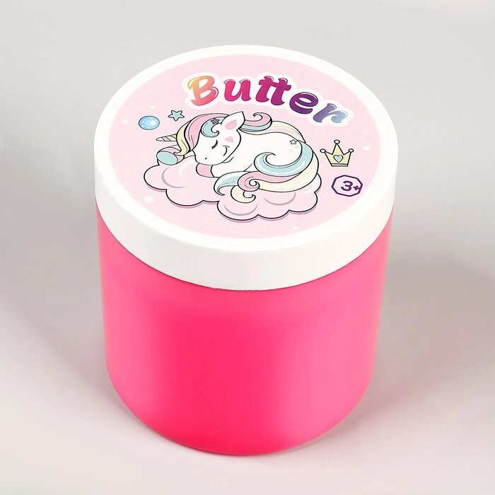 Слайм "Стекло", серия Butter, розовый цвет, 350 грамм от компании Интернет-гипермаркет «MOLL» - фото 1