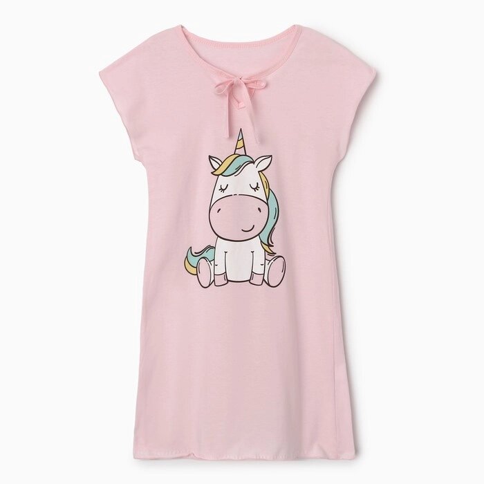 Сорочка для девочки "Зефирка", цвет розовый, рост 104 см от компании Интернет-гипермаркет «MOLL» - фото 1