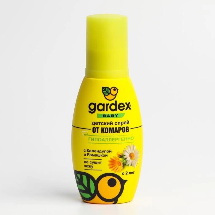 Спрей репеллентный от комаров "Gardex Baby", детский, с календулой и ромашкой, 100 мл от компании Интернет-гипермаркет «MOLL» - фото 1