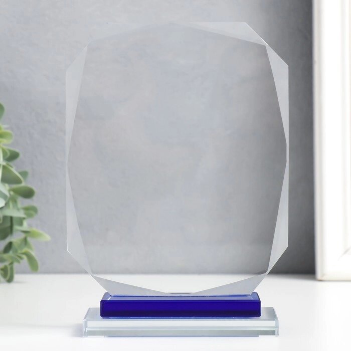 Стела наградная стекло "Орден" 17,5х12,5х5 см от компании Интернет-гипермаркет «MOLL» - фото 1