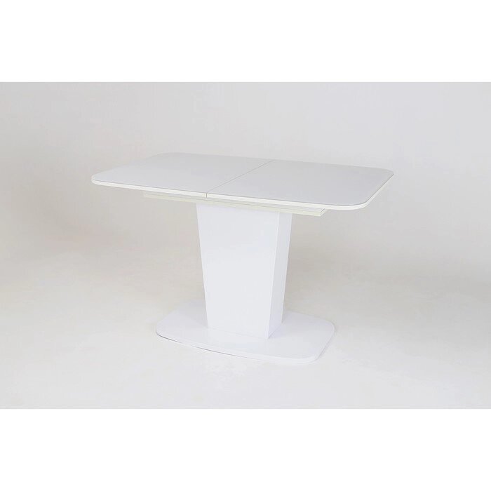 Стол кухонный раскладной Домино  1200/1520х750х750 Белый от компании Интернет-гипермаркет «MOLL» - фото 1