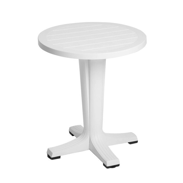 Стол  "Прованс" круглый, белый, 65 см от компании Интернет-гипермаркет «MOLL» - фото 1