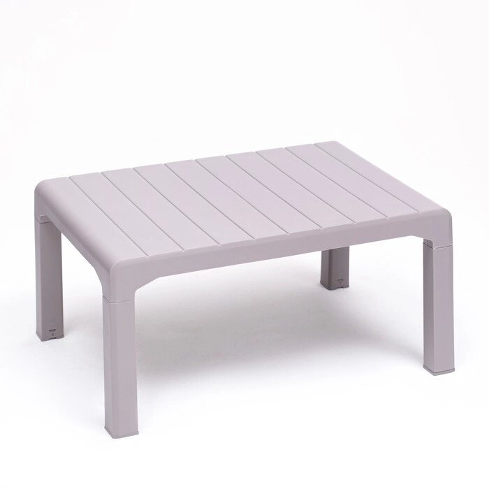 Стол садовый "Модерн" 79 х 55 х 38 см, песочно-серый от компании Интернет-гипермаркет «MOLL» - фото 1