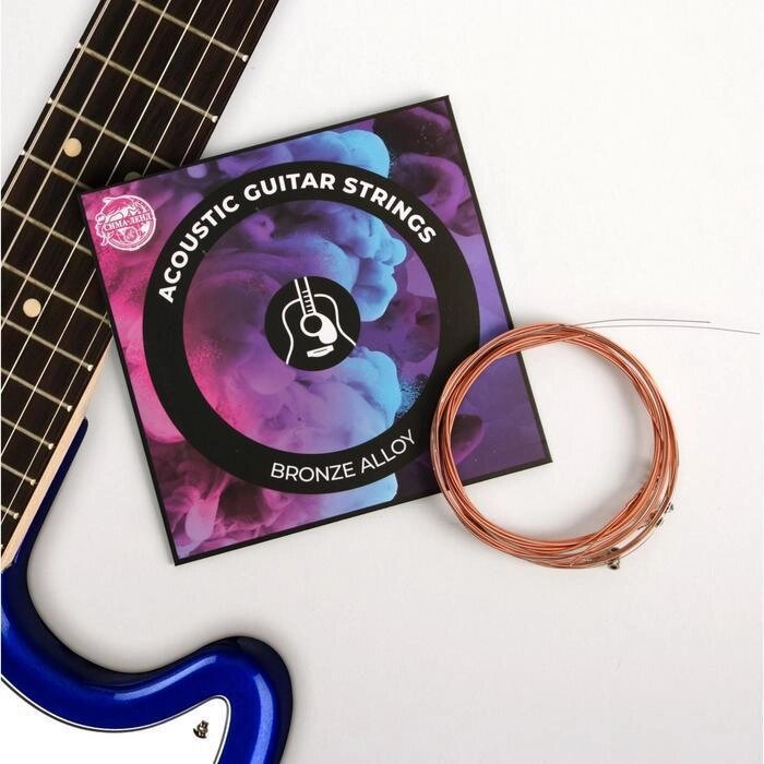 Струны для акустической гитары "Дым", 6 шт от компании Интернет-гипермаркет «MOLL» - фото 1