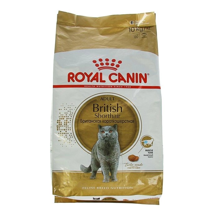 Сухой корм RC British Shorthair для британских кошек, 10 кг от компании Интернет-гипермаркет «MOLL» - фото 1