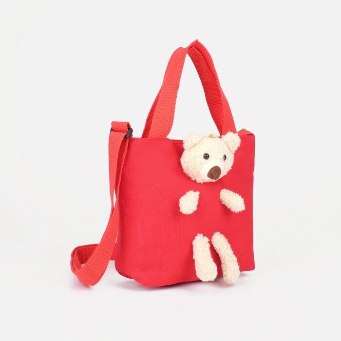 Сумка детская с игрушкой, цвет красный от компании Интернет-гипермаркет «MOLL» - фото 1