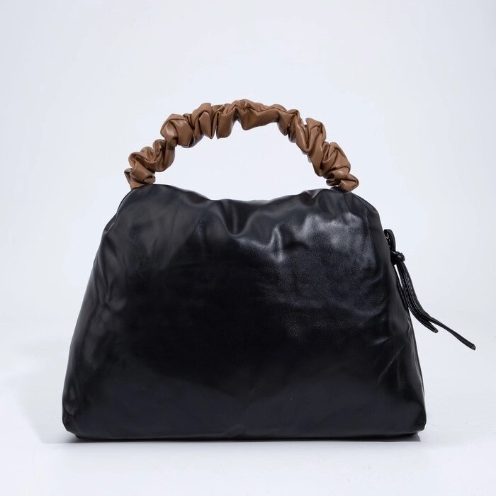 Сумка-мешок на молнии, цвет чёрный от компании Интернет-гипермаркет «MOLL» - фото 1