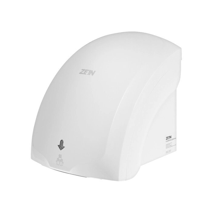 Сушилка для рук ZEIN HD225, с индикатором, 2 кВт, 240х240х230 мм, белый от компании Интернет-гипермаркет «MOLL» - фото 1