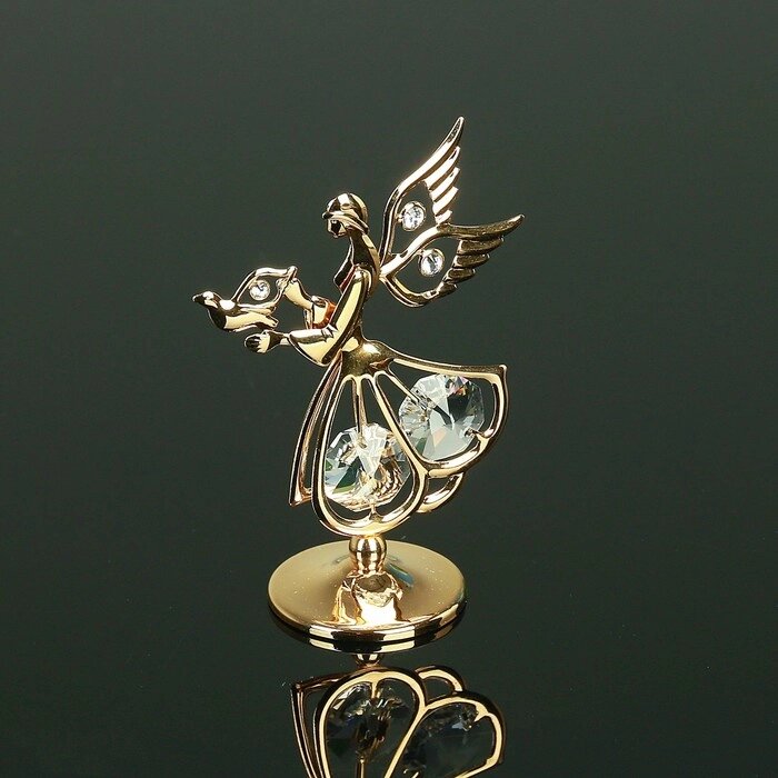 Сувенир "Ангел с голубем", 357.5 см, с кристаллами Сваровски от компании Интернет-гипермаркет «MOLL» - фото 1