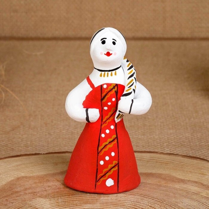 Сувенир "Баба", 5510,5 см, каргопольская игрушка от компании Интернет-гипермаркет «MOLL» - фото 1