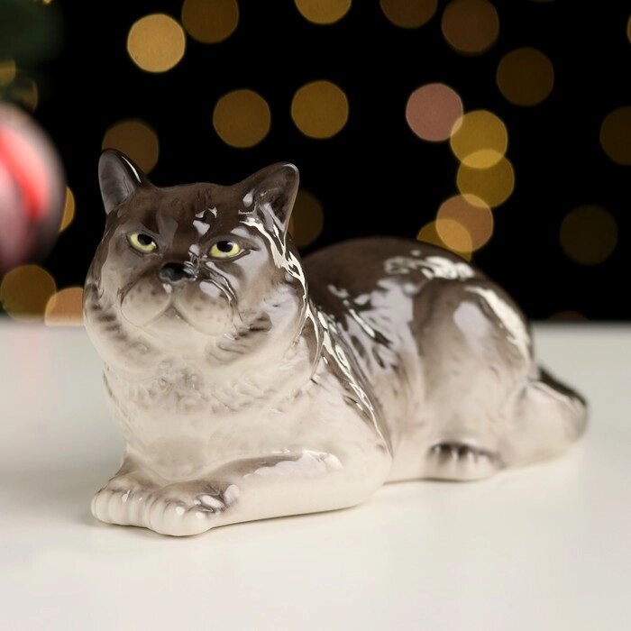 Сувенир "Британский кот" 7х6х13 см , фарфор цвет МИКС от компании Интернет-гипермаркет «MOLL» - фото 1