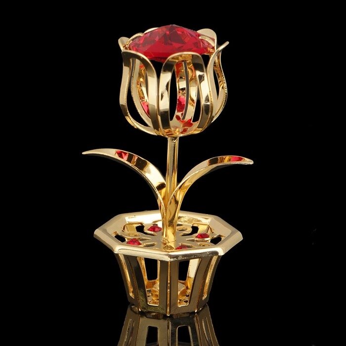 Сувенир "Цветок", 225 см, с кристаллами Сваровски от компании Интернет-гипермаркет «MOLL» - фото 1