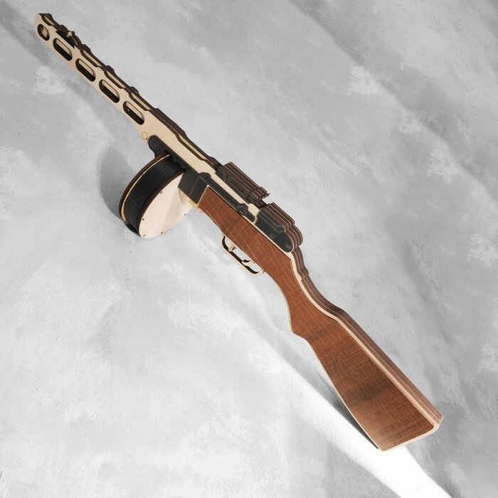 Сувенир деревянный "Пистолет-пулемет Шпагина ППШ-41" от компании Интернет-гипермаркет «MOLL» - фото 1