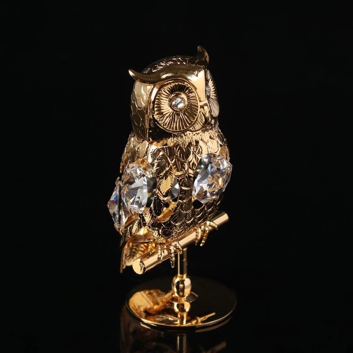 Сувенир "Филин", 447,5 см, с кристаллами Сваровски от компании Интернет-гипермаркет «MOLL» - фото 1
