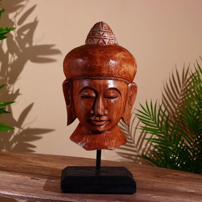 Сувенир "Голова Будды" албезия 45 см от компании Интернет-гипермаркет «MOLL» - фото 1
