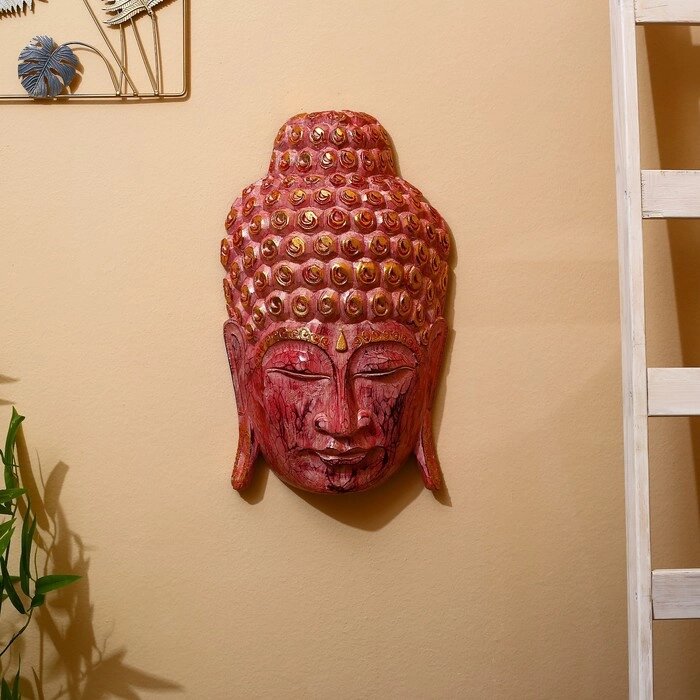 Сувенир "Голова Будды" албезия 50 см от компании Интернет-гипермаркет «MOLL» - фото 1