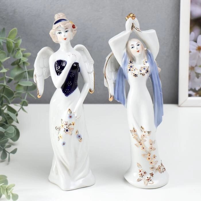 Сувенир керамика "Ангел-девушка" 22х8х6 см, МИКС от компании Интернет-гипермаркет «MOLL» - фото 1