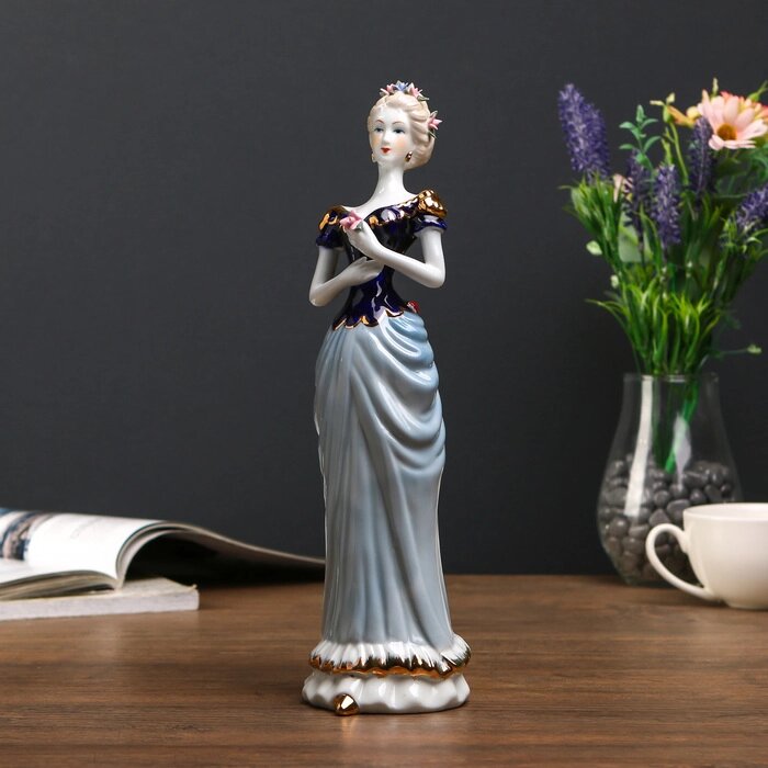 Сувенир керамика "Мадмуазель Лилия" 29,5х8х8,5 см от компании Интернет-гипермаркет «MOLL» - фото 1