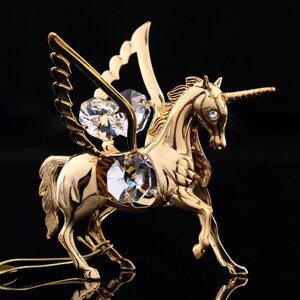 Сувенир "Конь - Пегас", 867 см, с кристаллами Сваровски