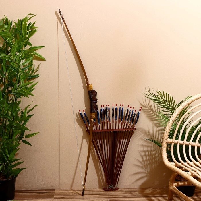 Сувенир Лук со стрелами из бамбука от компании Интернет-гипермаркет «MOLL» - фото 1