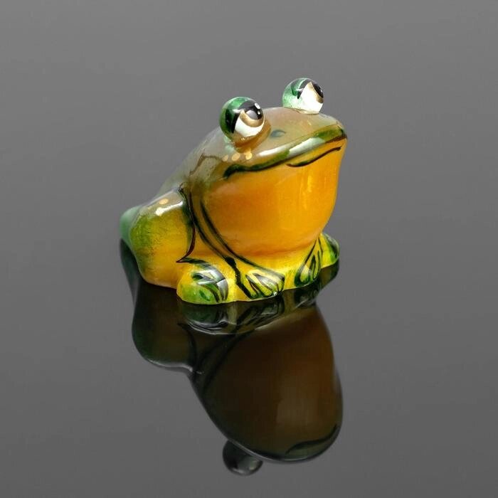 Сувенир"Лягушка пучеглазая", селенит от компании Интернет-гипермаркет «MOLL» - фото 1