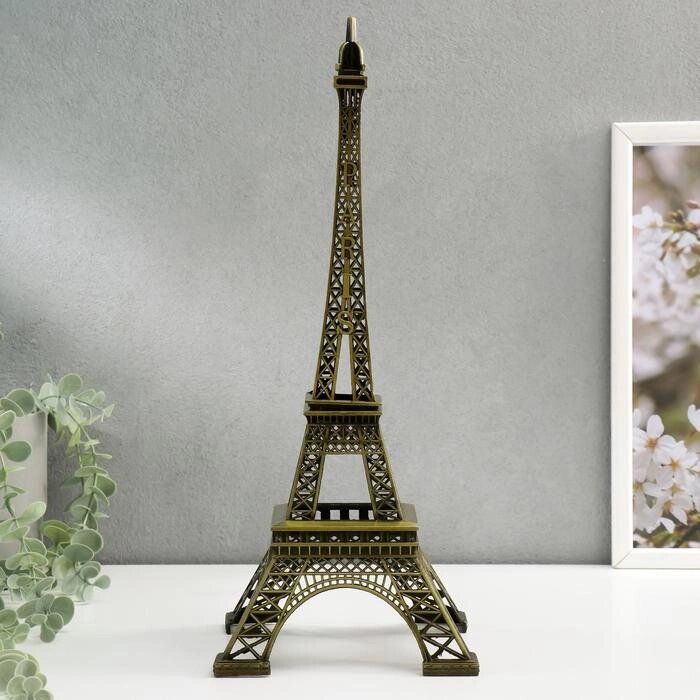 Сувенир металл "Эйфелева башня" 38х15,5х15 см от компании Интернет-гипермаркет «MOLL» - фото 1