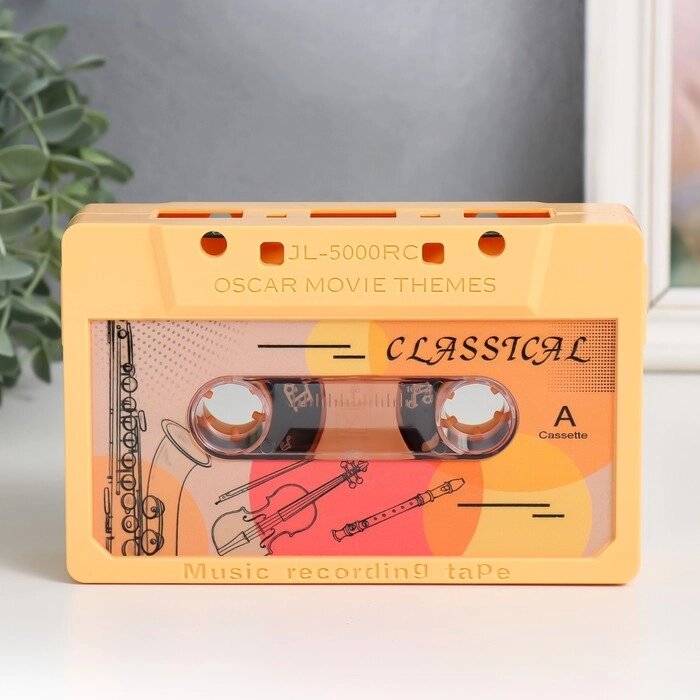 Сувенир музыкальный механический "Аудиокассета. Классика" 17х11х5 см от компании Интернет-гипермаркет «MOLL» - фото 1