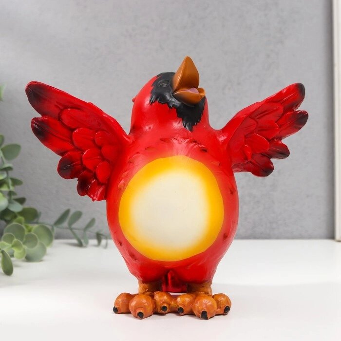 Сувенир полистоун "Красная птица" 18х10,5х19,5 см от компании Интернет-гипермаркет «MOLL» - фото 1