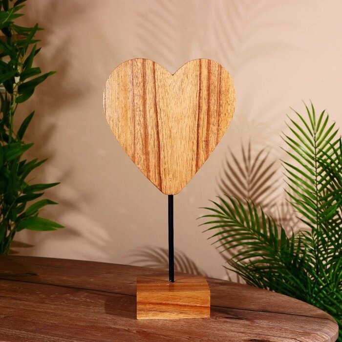 Сувенир "Сердце" на подставке, джампинис 20х10х35 см от компании Интернет-гипермаркет «MOLL» - фото 1