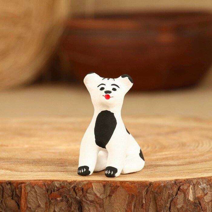 Сувенир "Собака сидит", каргопольская игрушка от компании Интернет-гипермаркет «MOLL» - фото 1