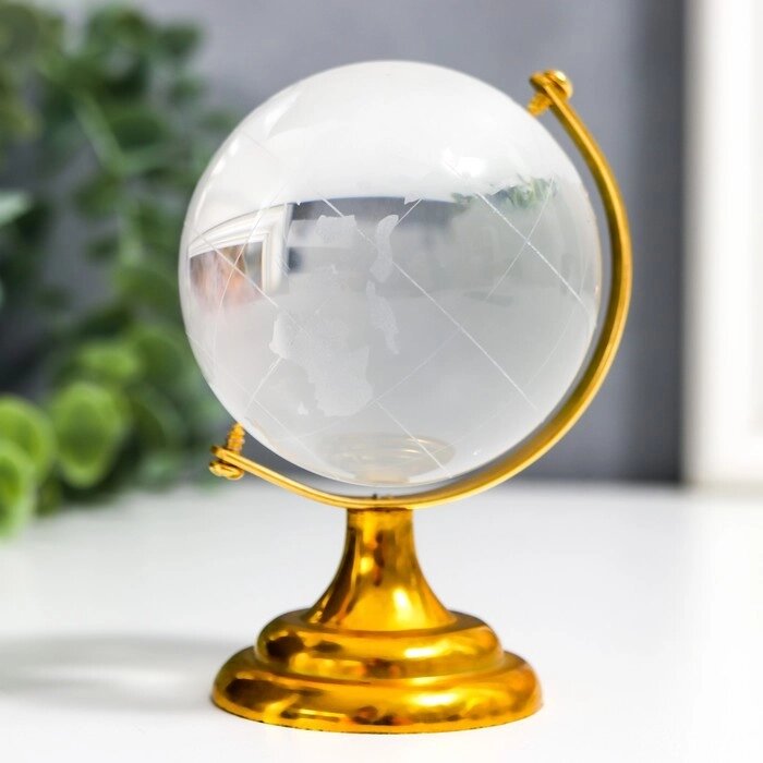 Сувенир стекло "Глобус" d=6 см от компании Интернет-гипермаркет «MOLL» - фото 1