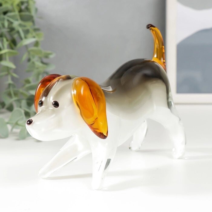 Сувенир стекло "Собака такса" 11х17 см от компании Интернет-гипермаркет «MOLL» - фото 1