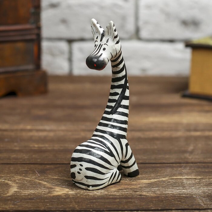 Сувенир "Стеснительная зебра" от компании Интернет-гипермаркет «MOLL» - фото 1