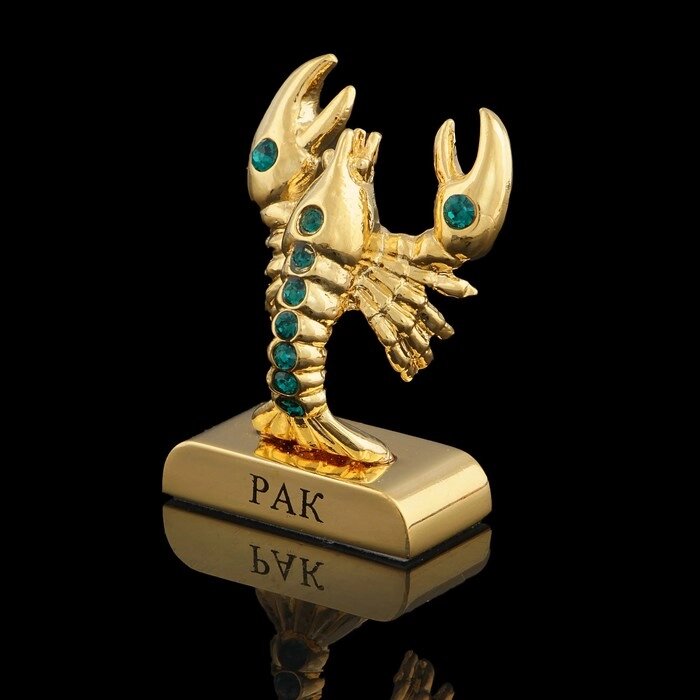 Сувенир знак зодиака "Рак", 525 см, с кристаллами Сваровски от компании Интернет-гипермаркет «MOLL» - фото 1