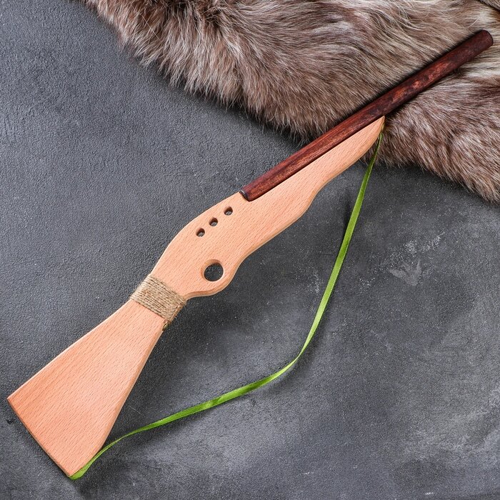 Сувенирное деревянное оружие "Ружьё охотничье", массив бука от компании Интернет-гипермаркет «MOLL» - фото 1