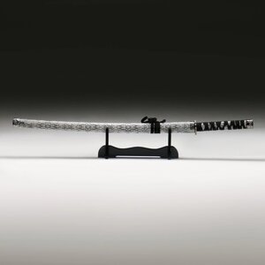Сувенирное оружие "Катана", серые ножны под змеиную кожу, 89 см