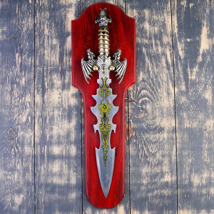 Сувенирный меч на планшете, цветное нанесение на лезвии, 52 см от компании Интернет-гипермаркет «MOLL» - фото 1