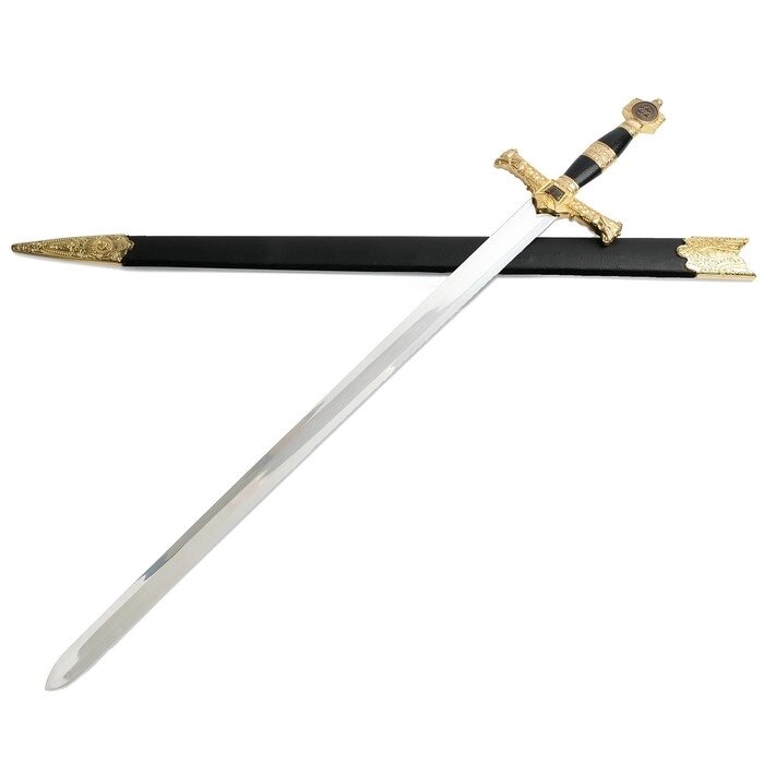 Сувенирный меч, рукоять Звезда Давида, клинок роспись, 86 см от компании Интернет-гипермаркет «MOLL» - фото 1